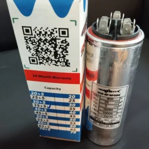 خازن کولری دو ظرفیتی ۵+۳۵